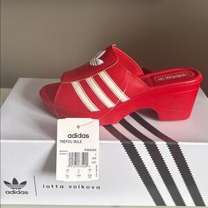 Adidas x Lotta Volkova Trefoil Mules